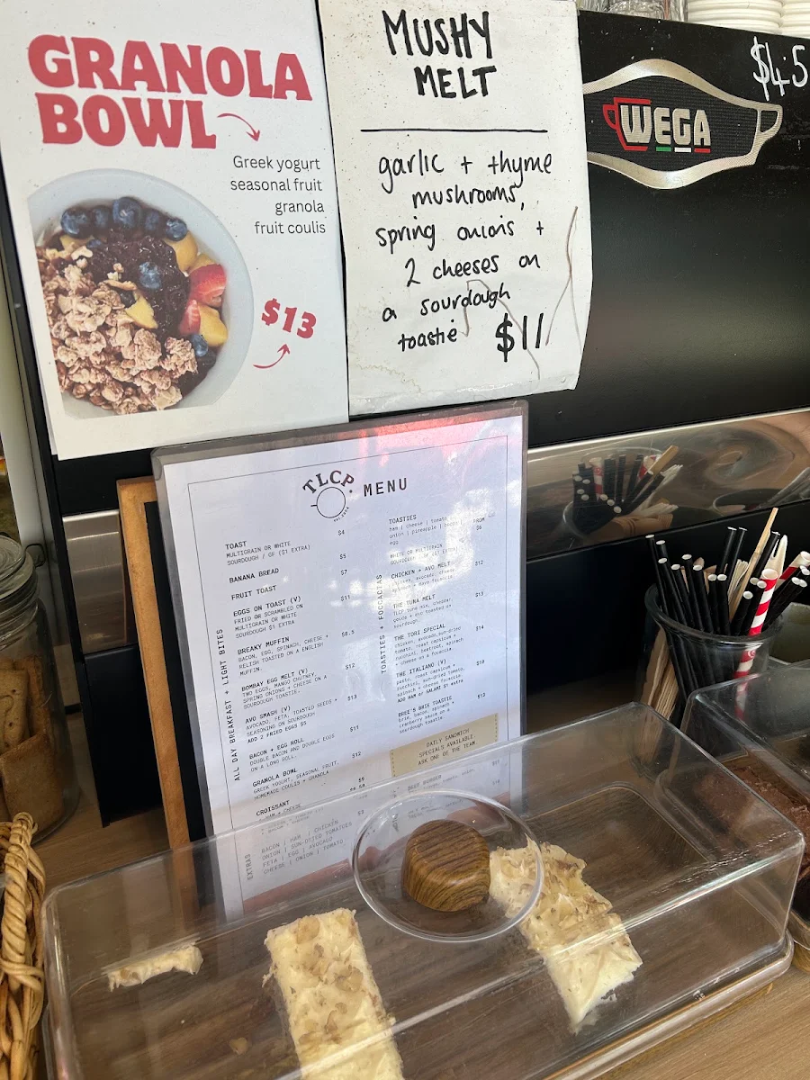 Menu, The Little Coffee Place