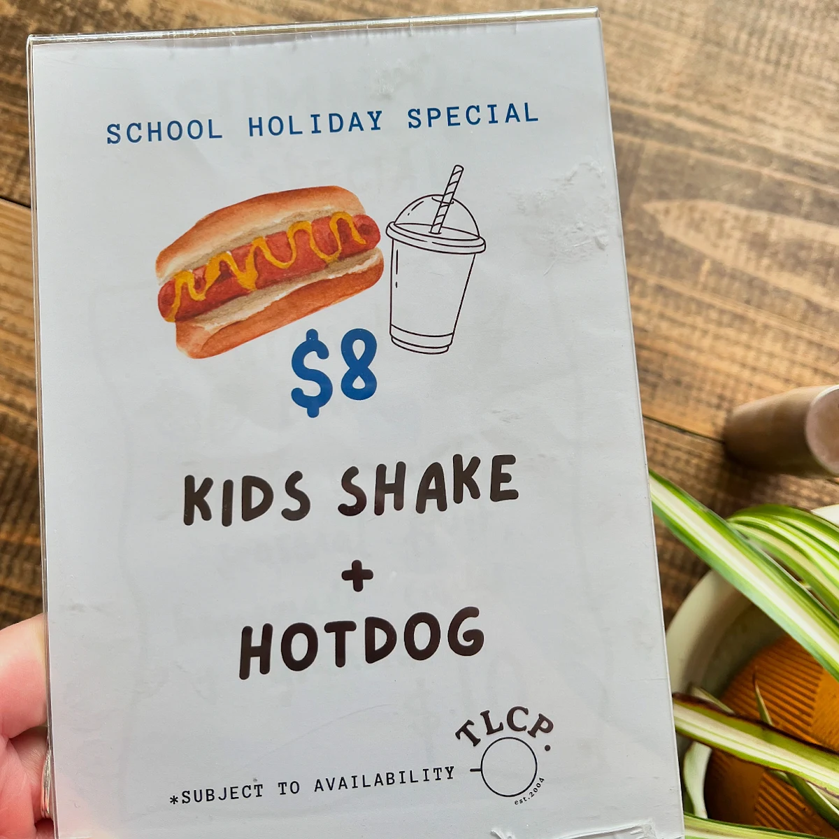 Menu, The Little Coffee Place