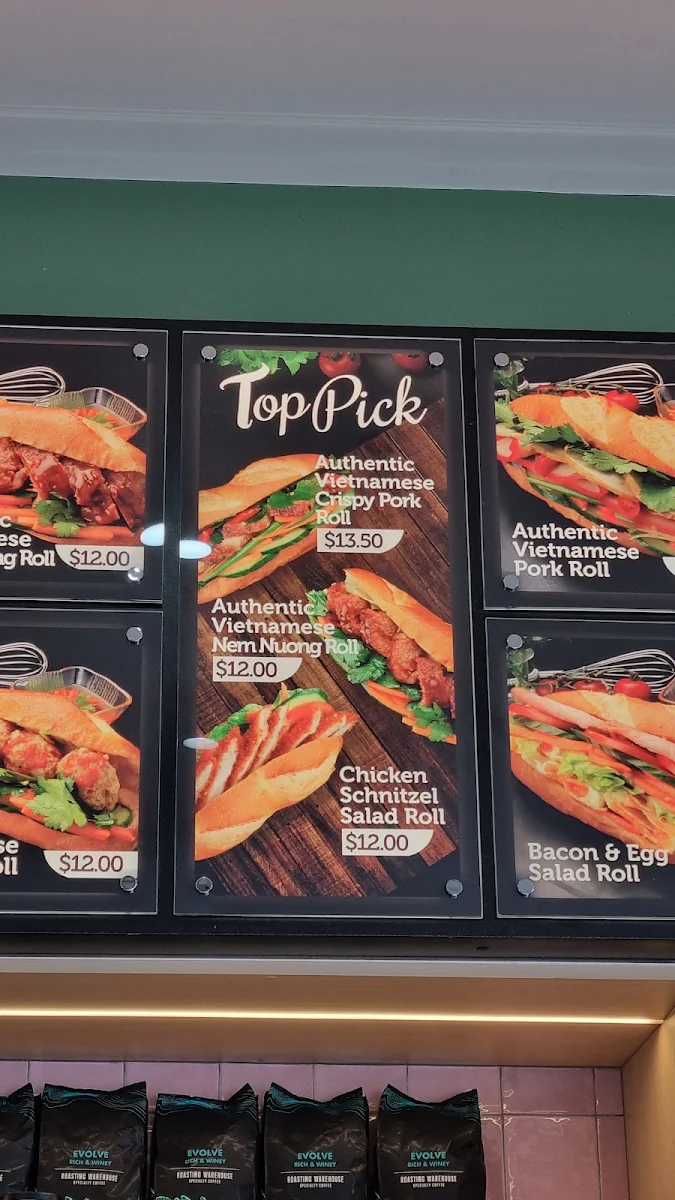 Menu, Amie Bakery Cafe Swan Street