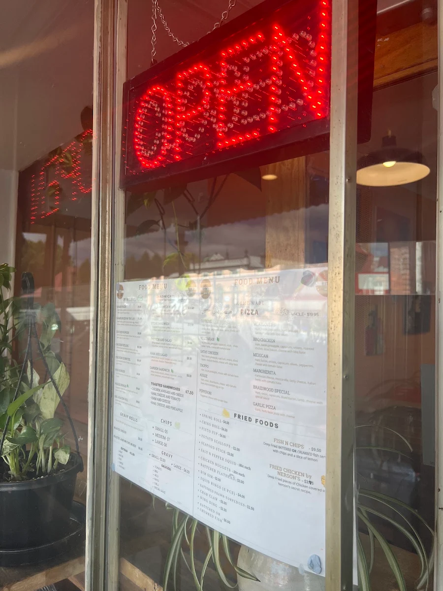 Menu, Nerson's