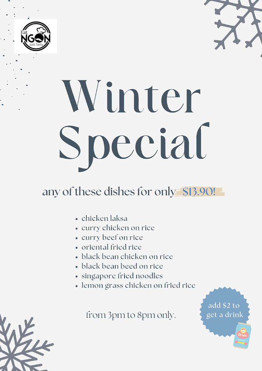 Menu, Eat Ngon