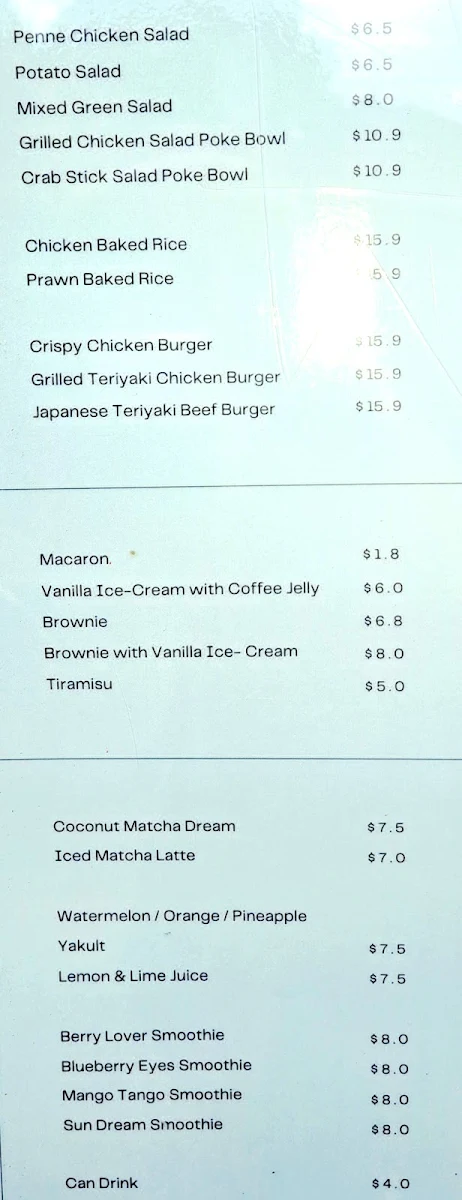 Menu, Eat Ngon
