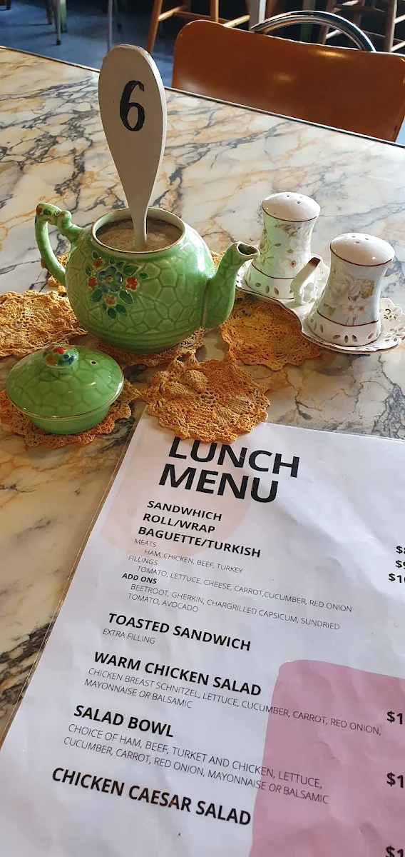 Menu, The Shearer's Cook Cafe