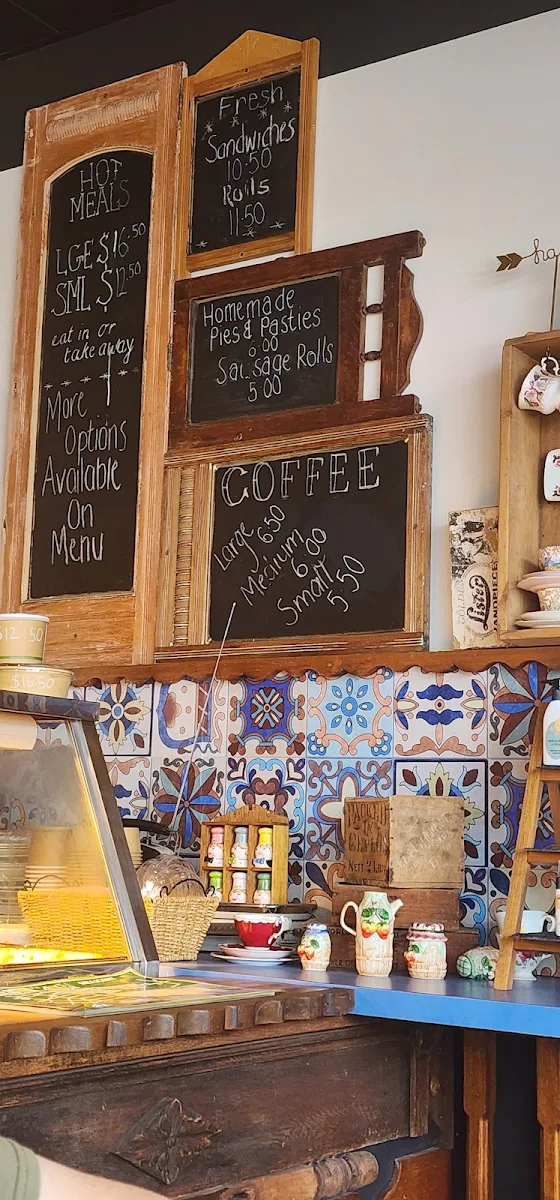 Menu, The Shearer's Cook Cafe