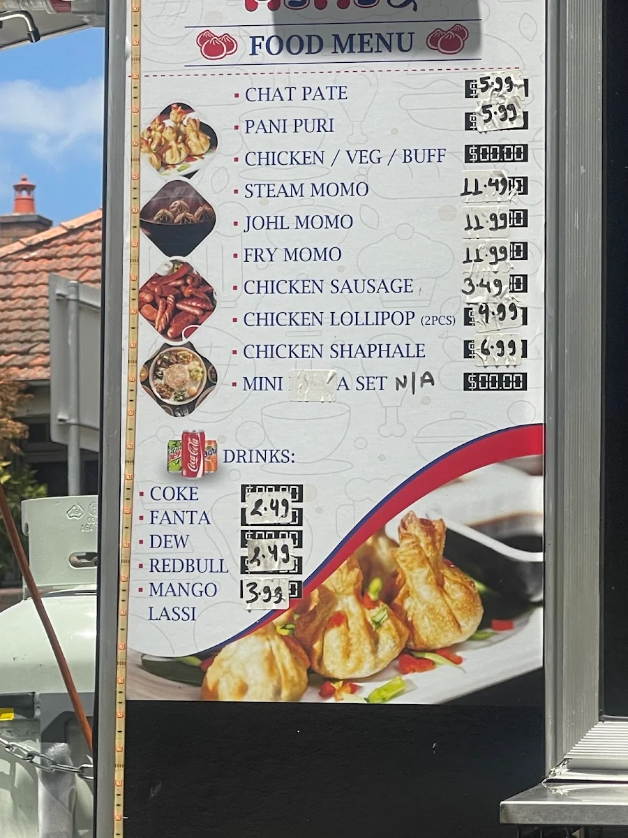 Menu, Momochha