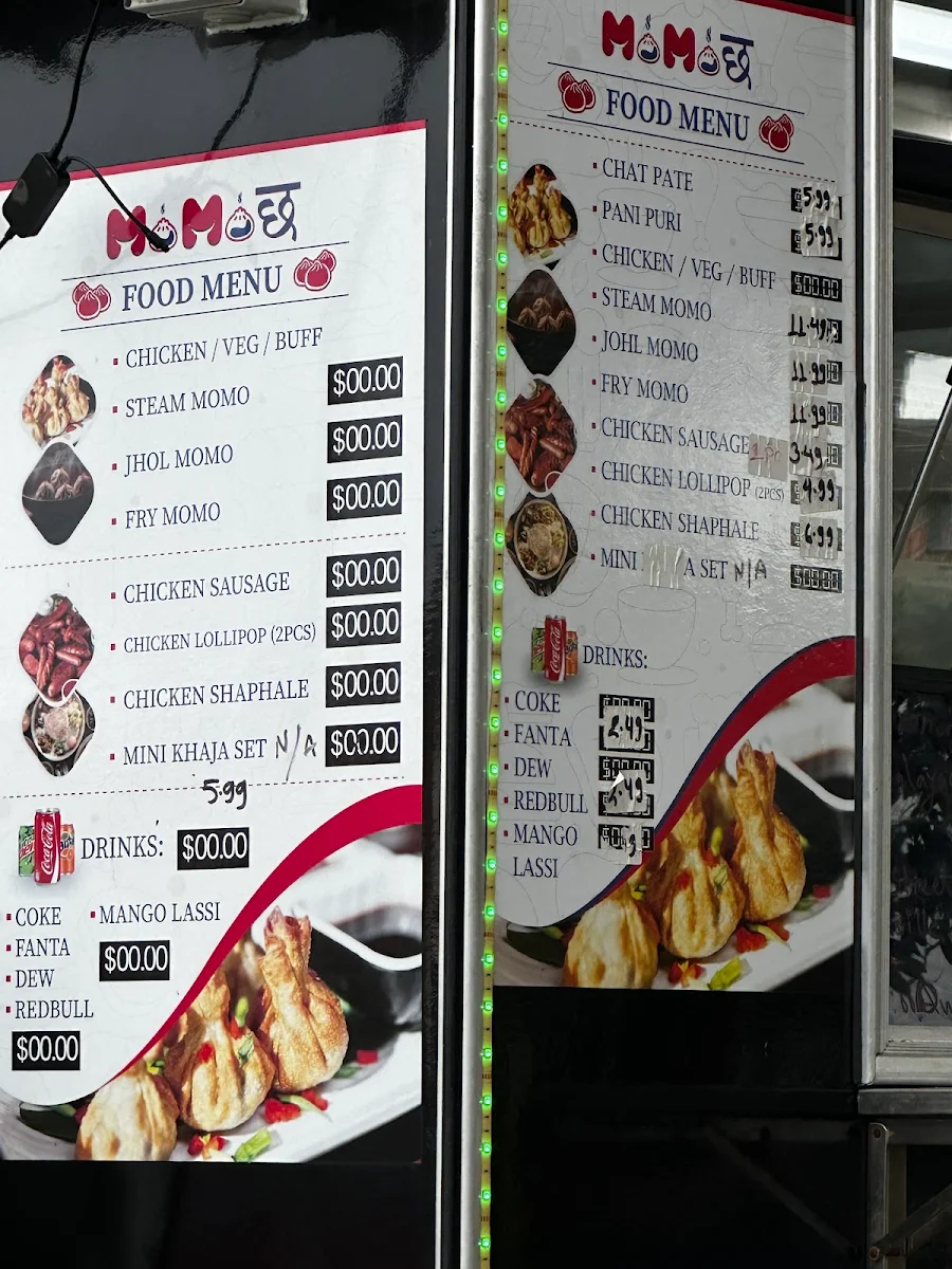 Menu, Momochha