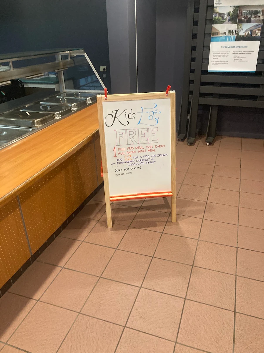 Menu, Wok chop and grill