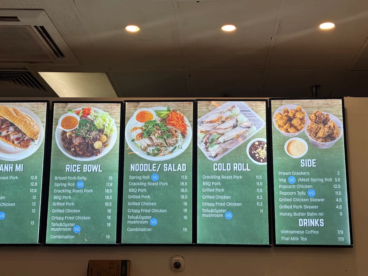 Menu, Vietnamese Roast
