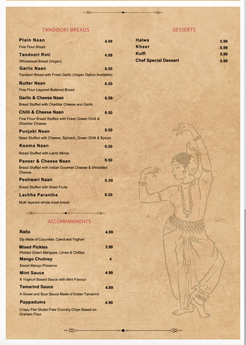 Menu, Rasoi by Indian Mehfil