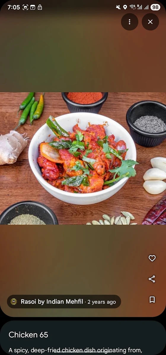 Menu, Rasoi by Indian Mehfil