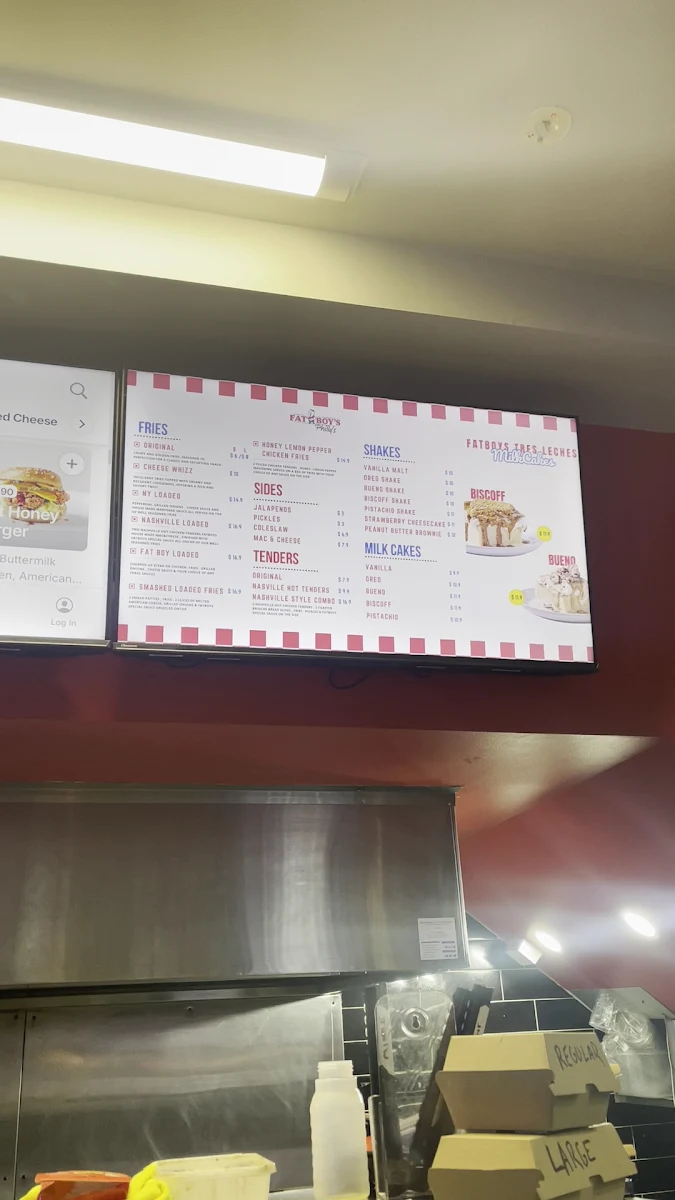 Menu, Fatboys Phillys