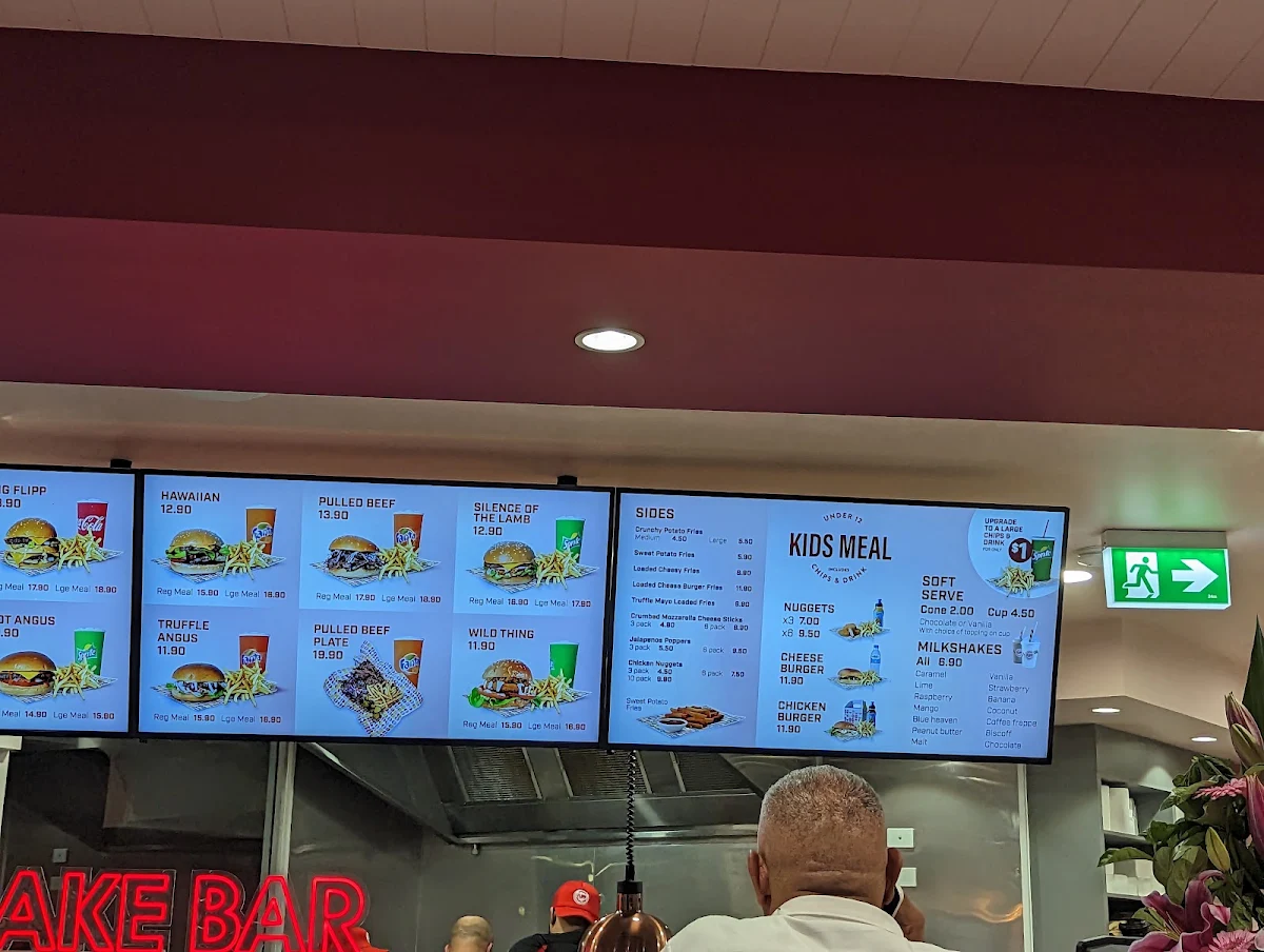 Menu, Flipp Burgers | Auburn