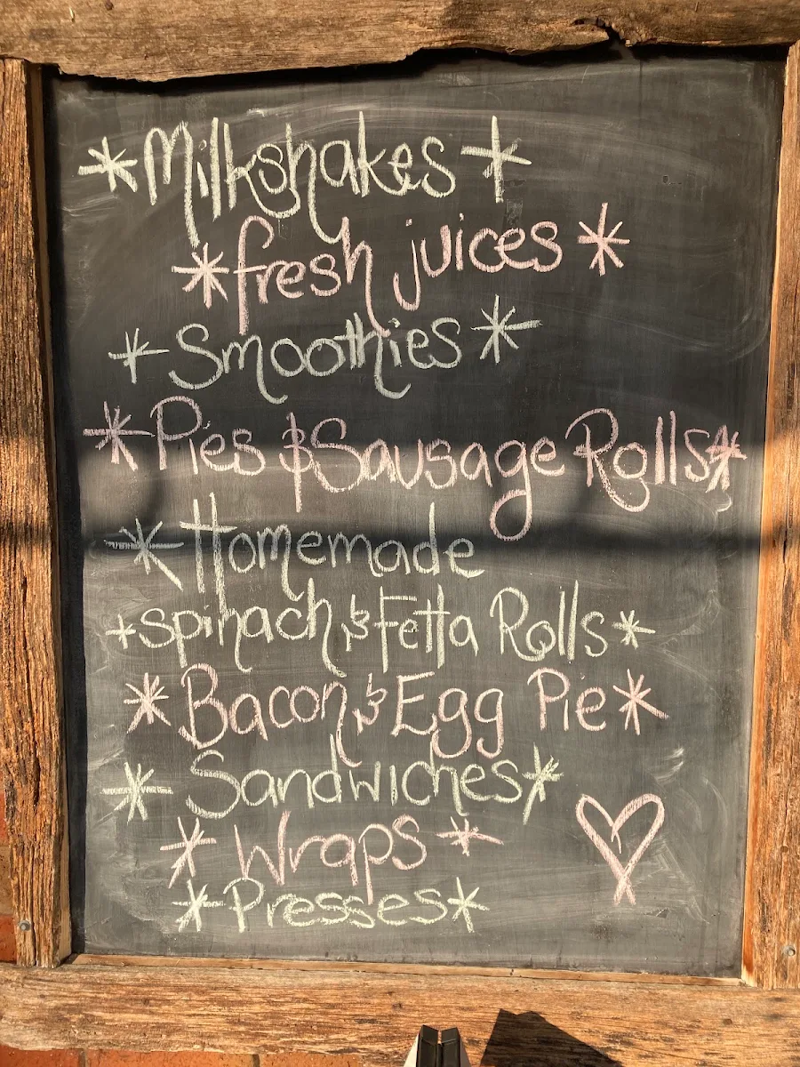 Menu, Beauty Cafe