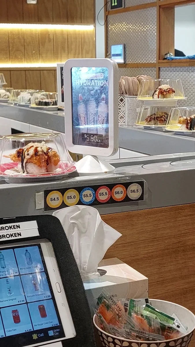 Menu, Sushi hyo