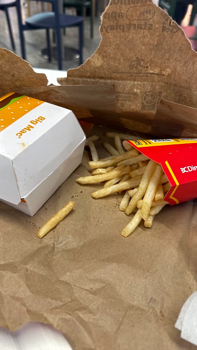 French Fries Looking Sad