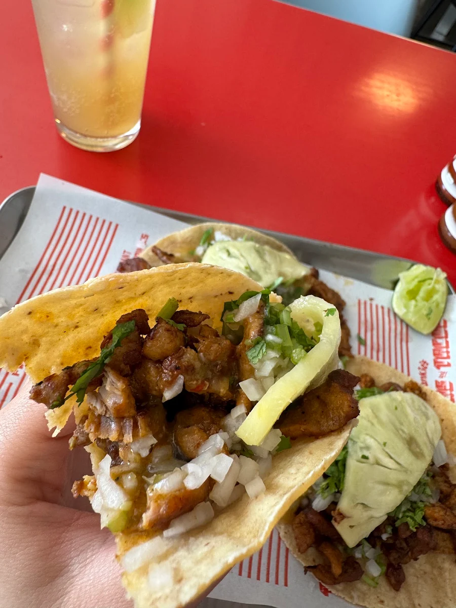 Al Pastor and Chicken Tacos