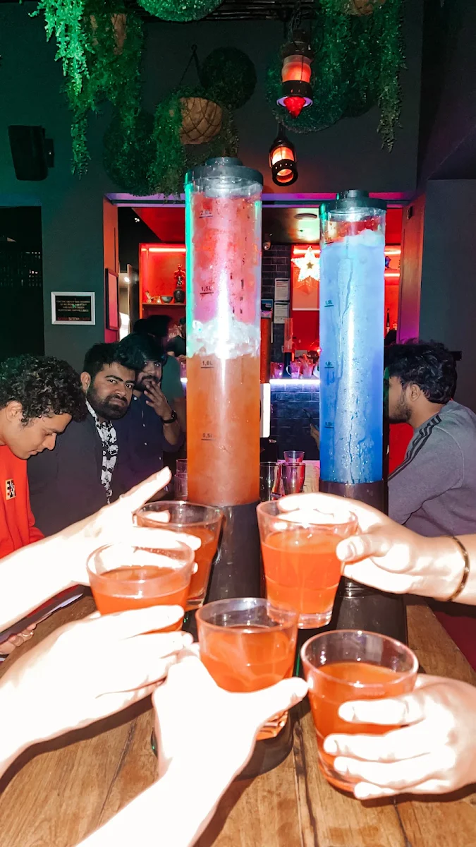 Cocktail Tower, Asian Beer Cafe