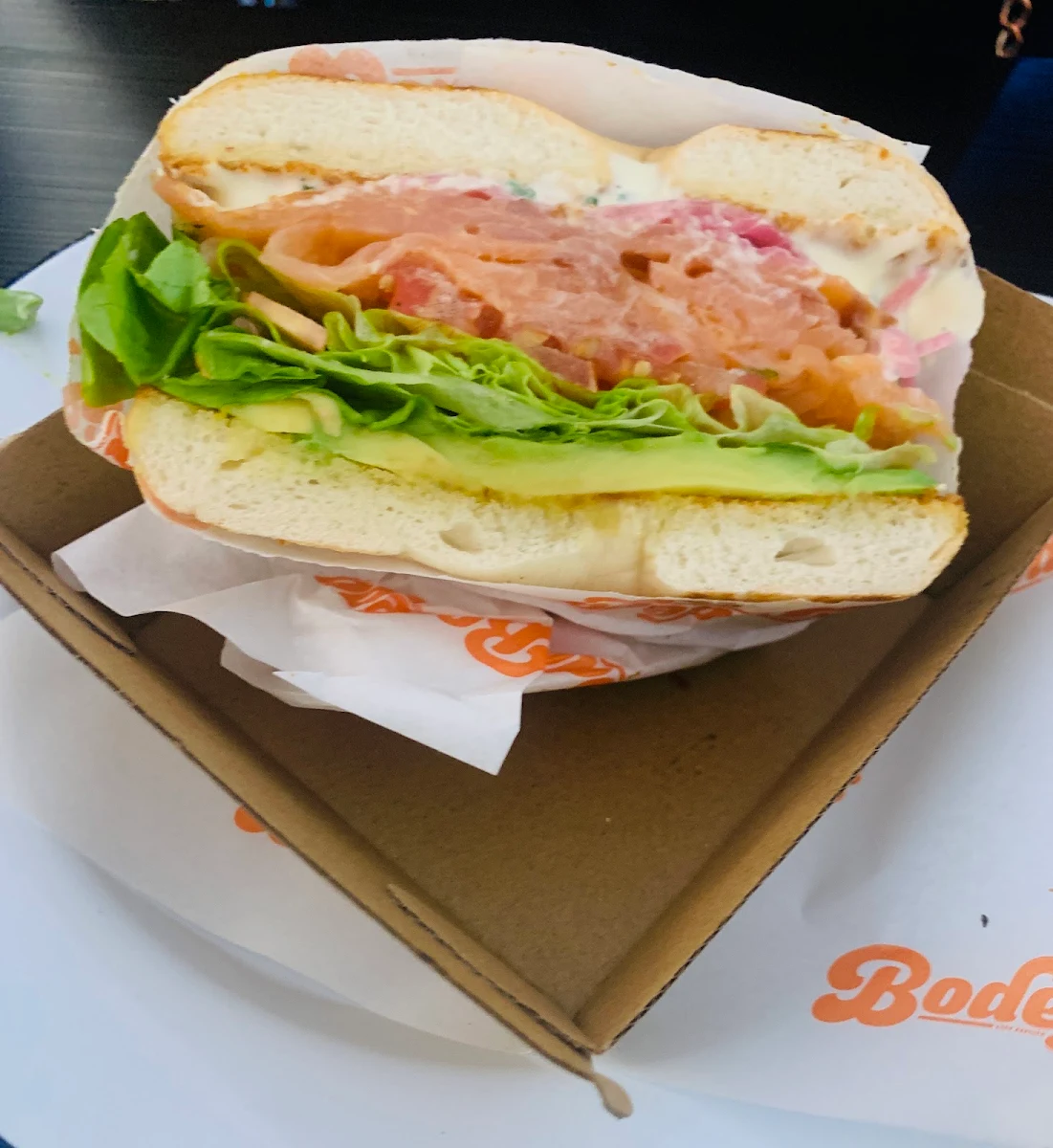 Salmon Lox Bagel