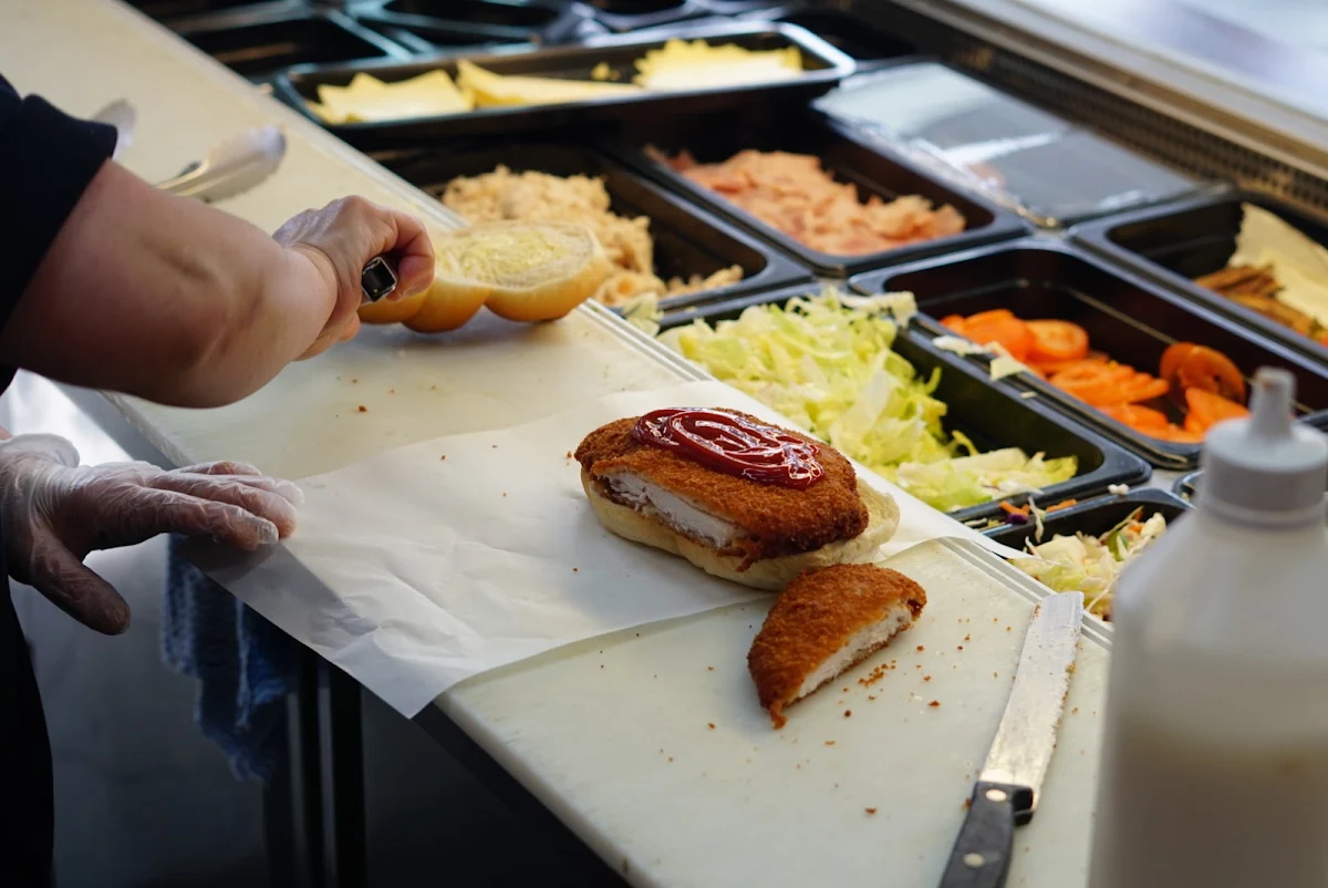 Chicken Schnitzel Sandwich