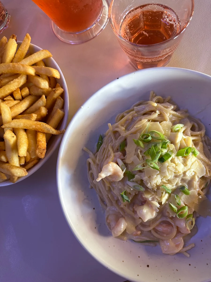 Prawn Pasta, Geckos Cafe