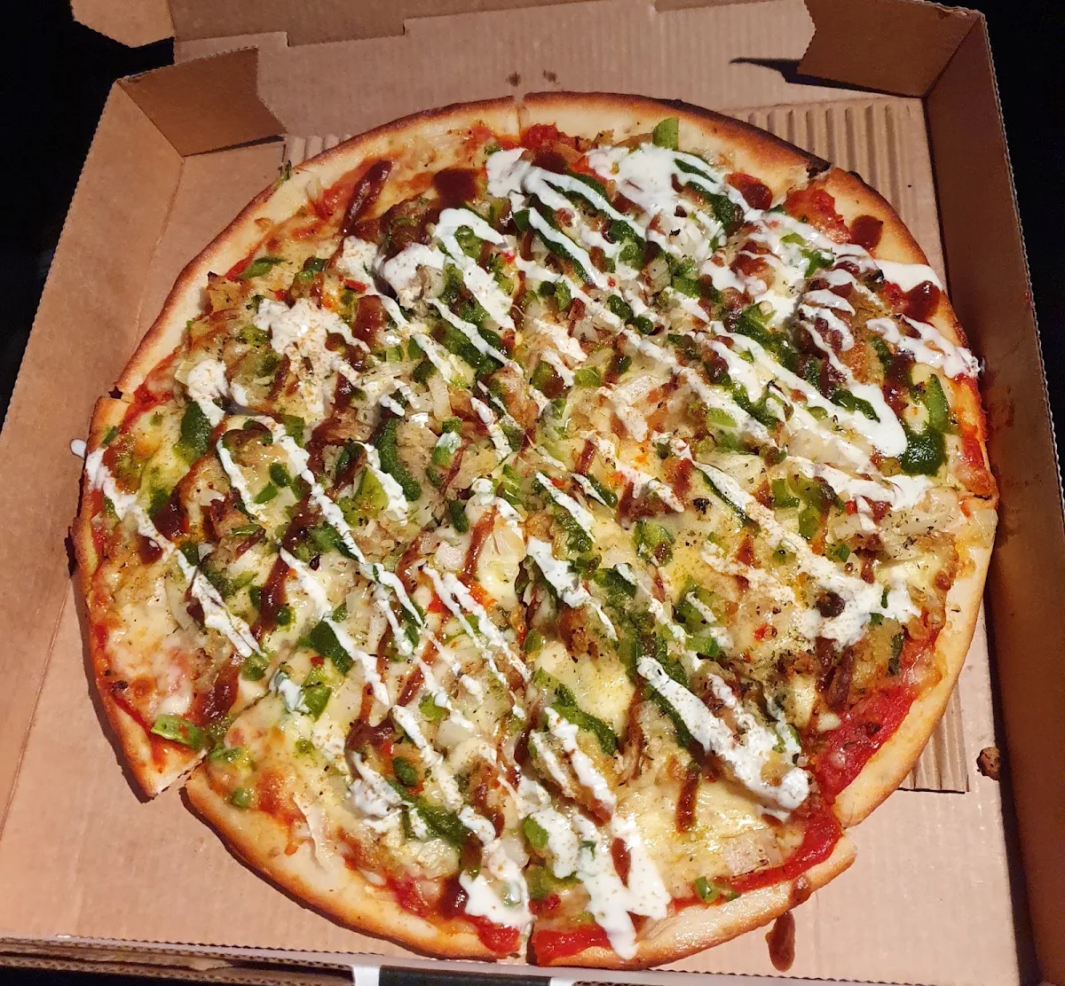 Samosa Chaat Pizza