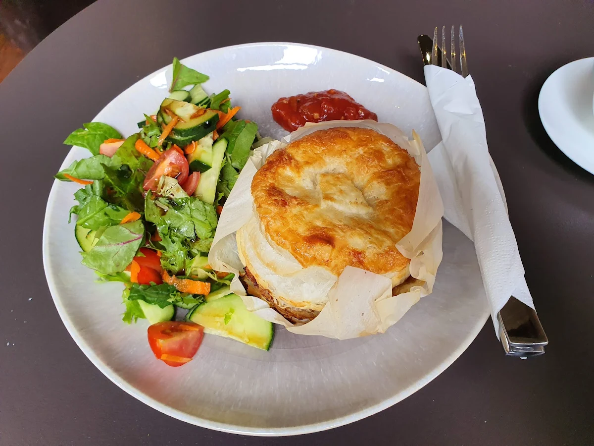 House Made Gourmet Pies with Relish & Salad