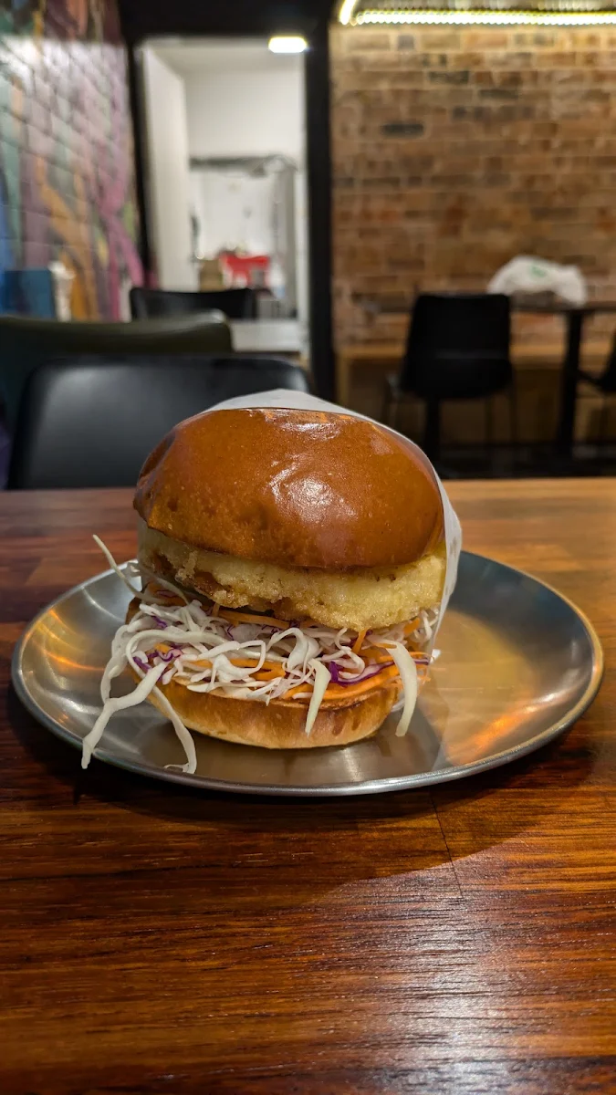 Chilli Prawn Burger, The Bunsik Burger - Surry Hills