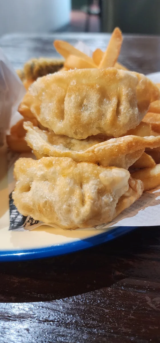 Prawn Mandu, The Bunsik Burger - Surry Hills