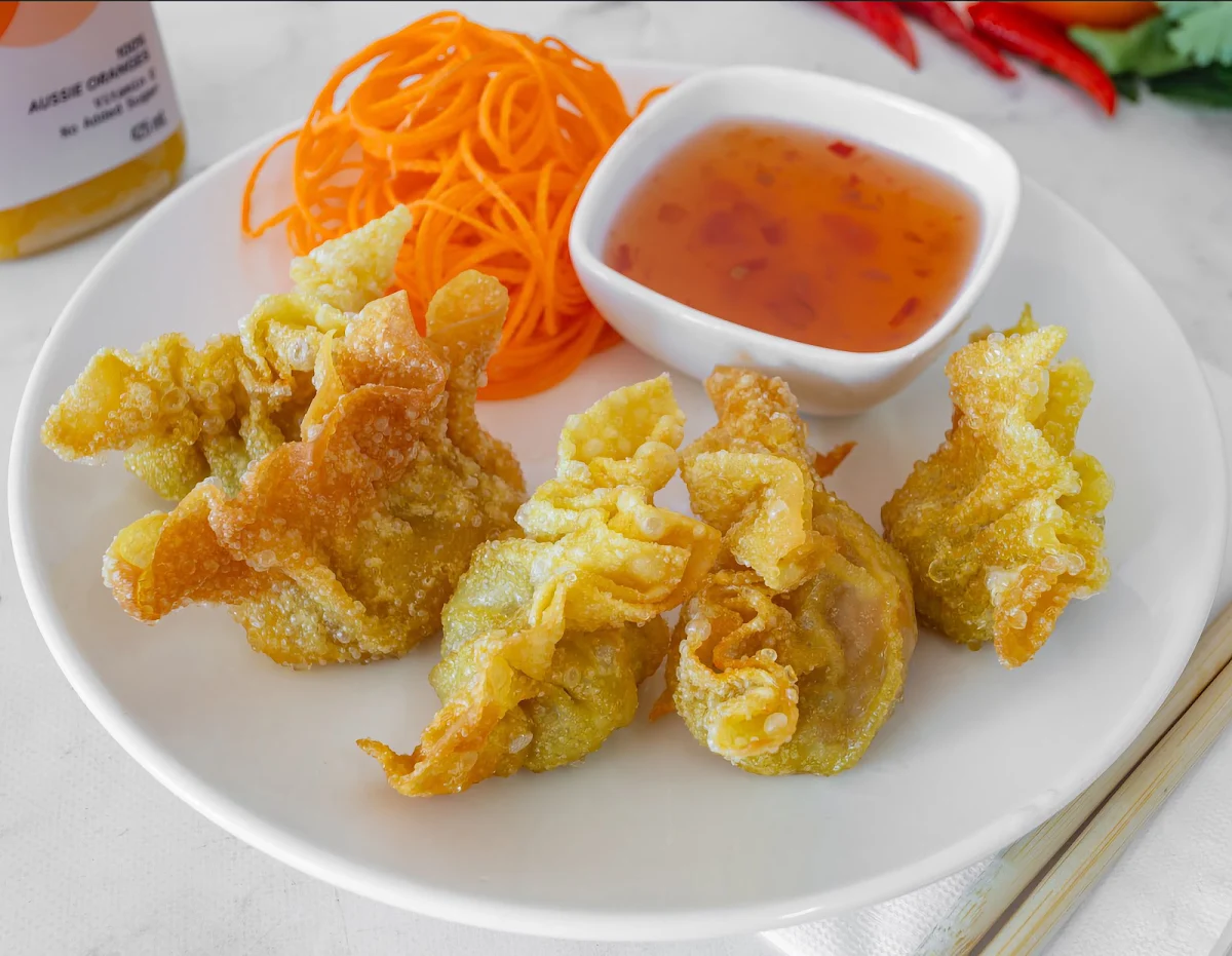 Fried Won Ton, Caa Waa Restaurant - New