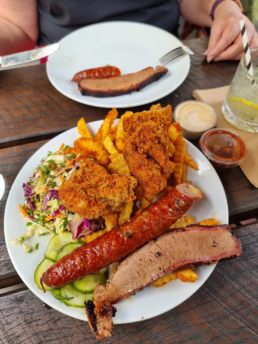 Sampler Platter, The Stockpot Kitchen - Smokehouse BBQ and Fried Chicken