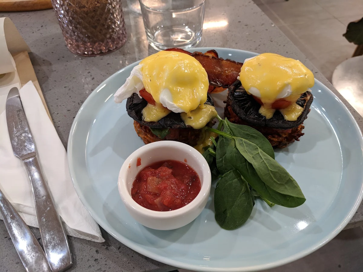 First & Only Eggs Benedict, First Fruits Coffee