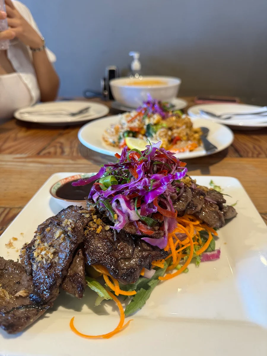 Grilled Beef, Kinnaree Thai Restaurant