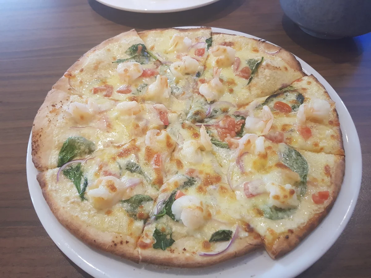 Garlic Prawn Pizza