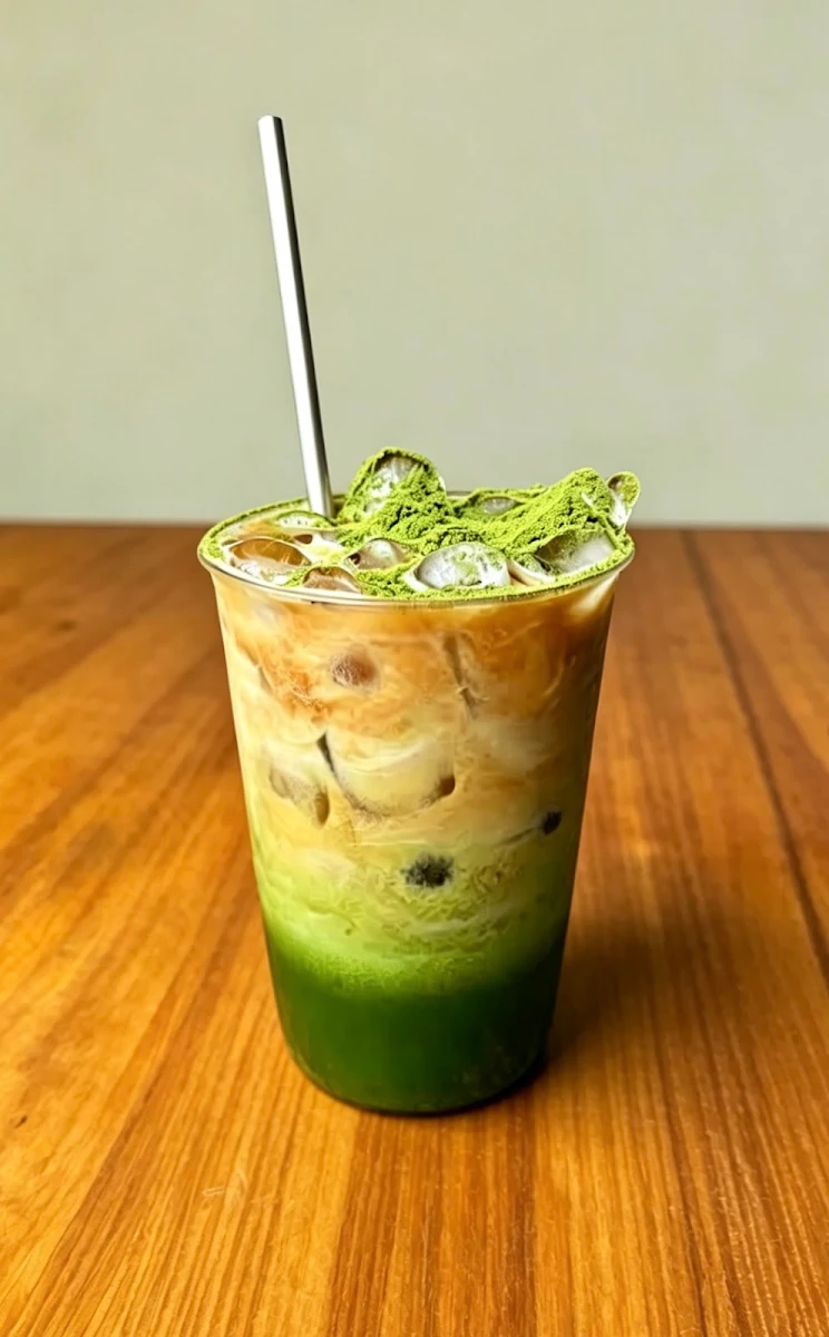 Dirty Matcha Latte