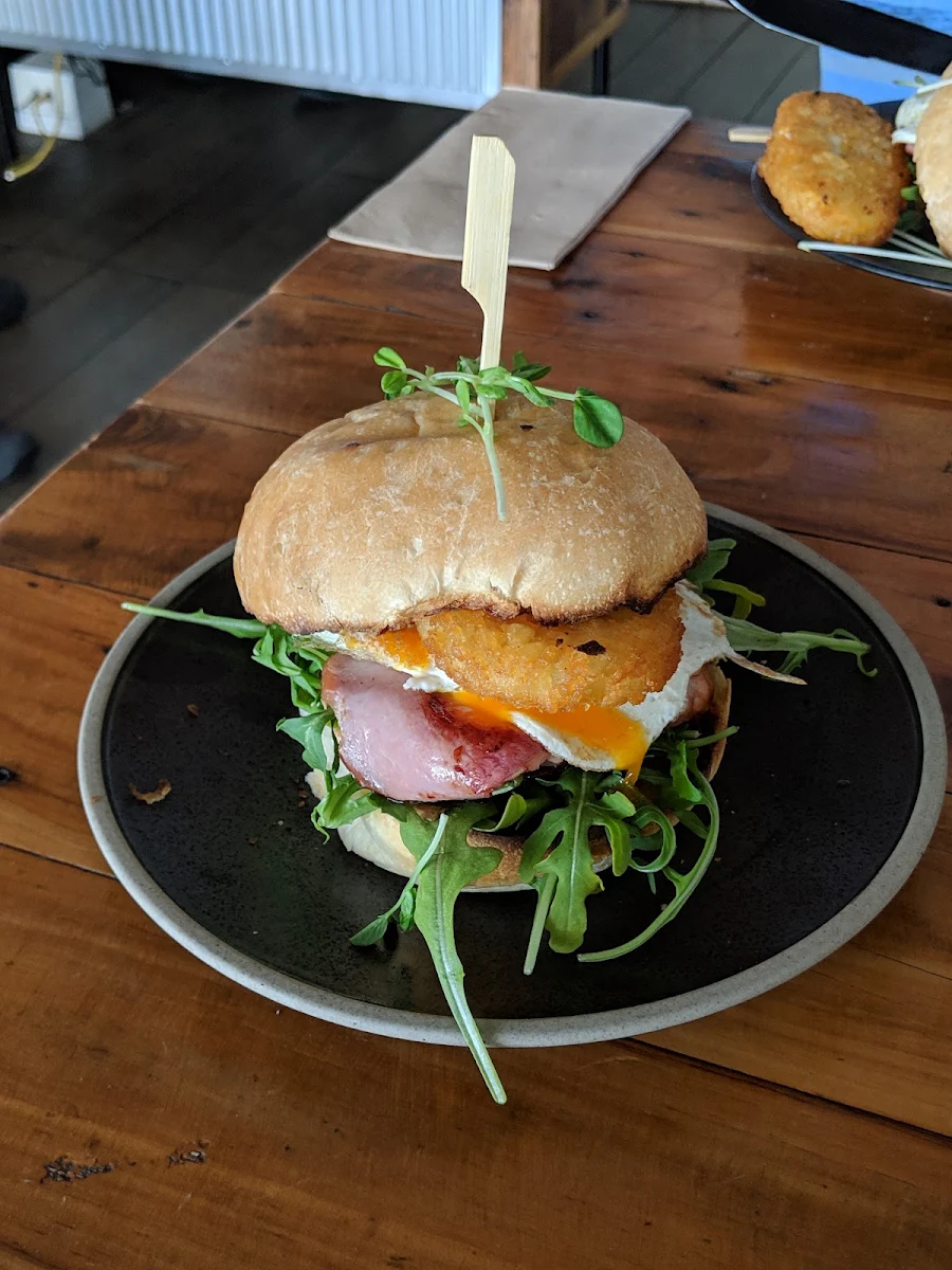 Bacon and Egg Roll, Sanctum Cafe
