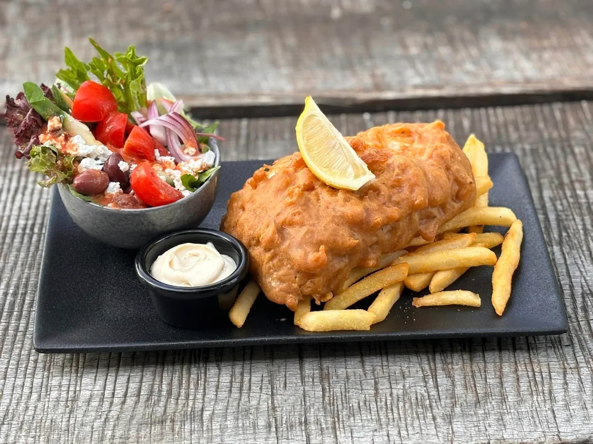 Beer Battered Barramundi Fish and Chips