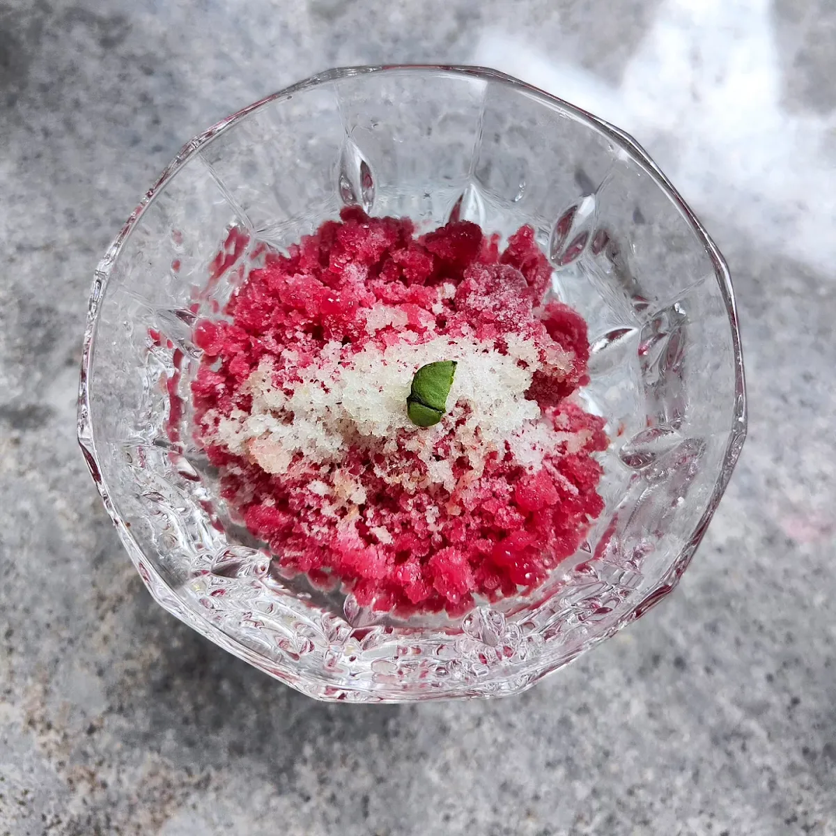 White Peach Granita