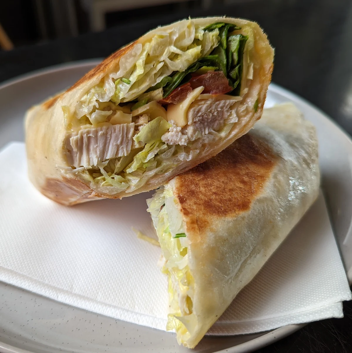Chicken Wrap, Hug a Mug Cafe