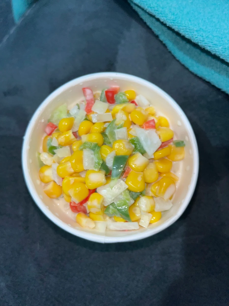 Corn Salad, Cluckin' Goodness Korean Fried Chicken