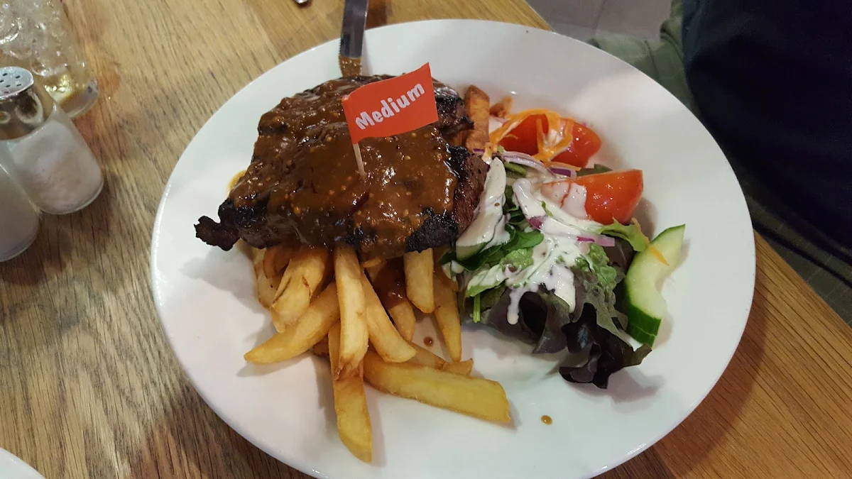 Medium Steak, The Andergrove Tavern