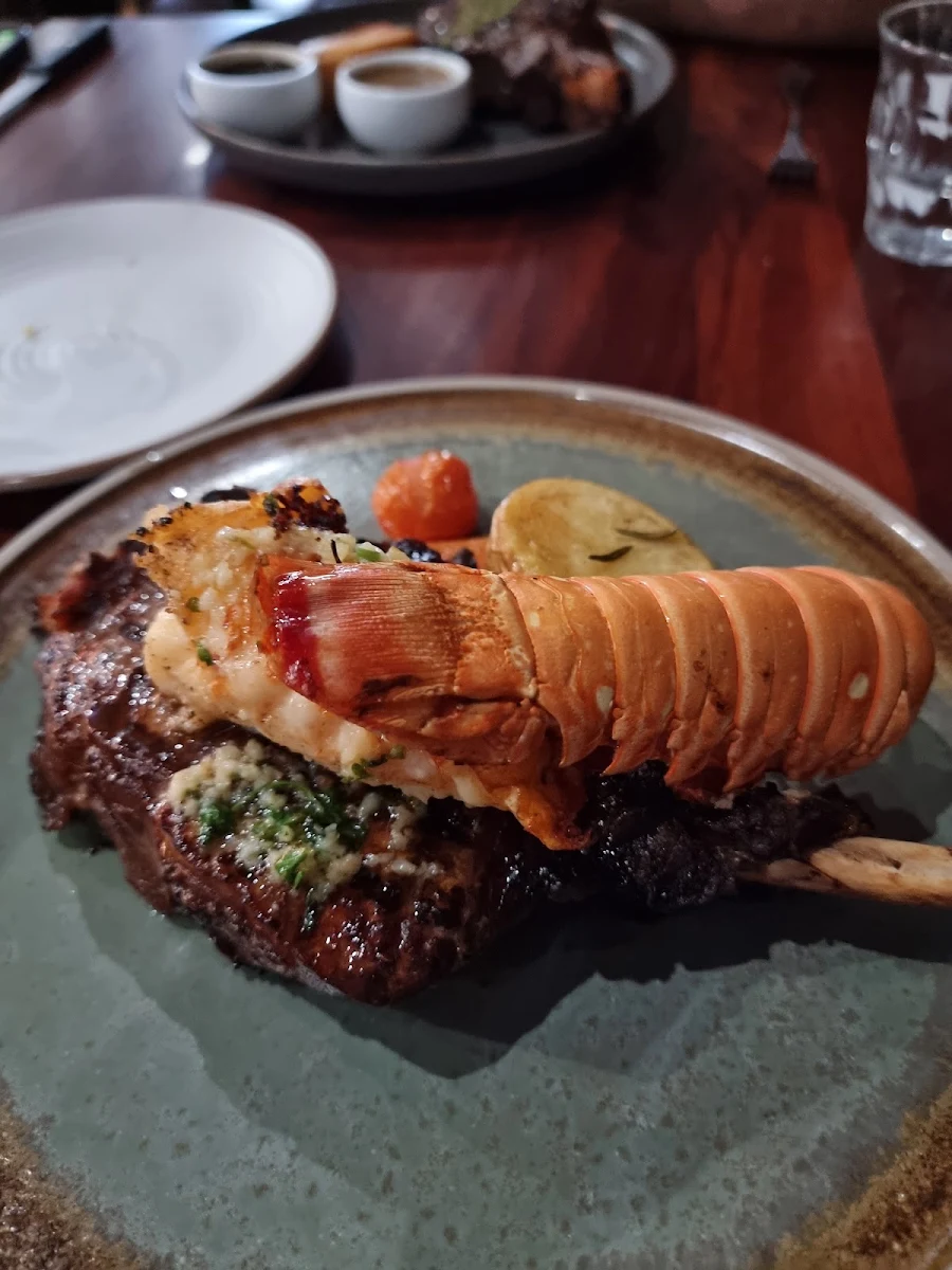 Tomahawk Ribeye with Lobster