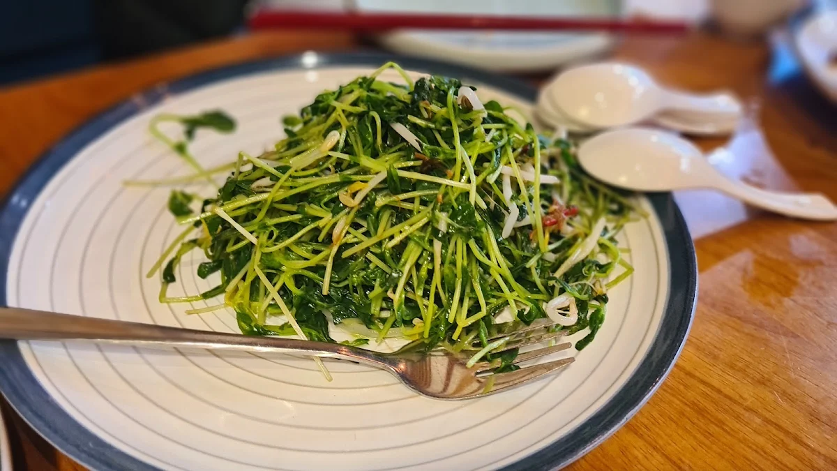 Flash Fried Snow Pea Sprouts & Bean Shoots