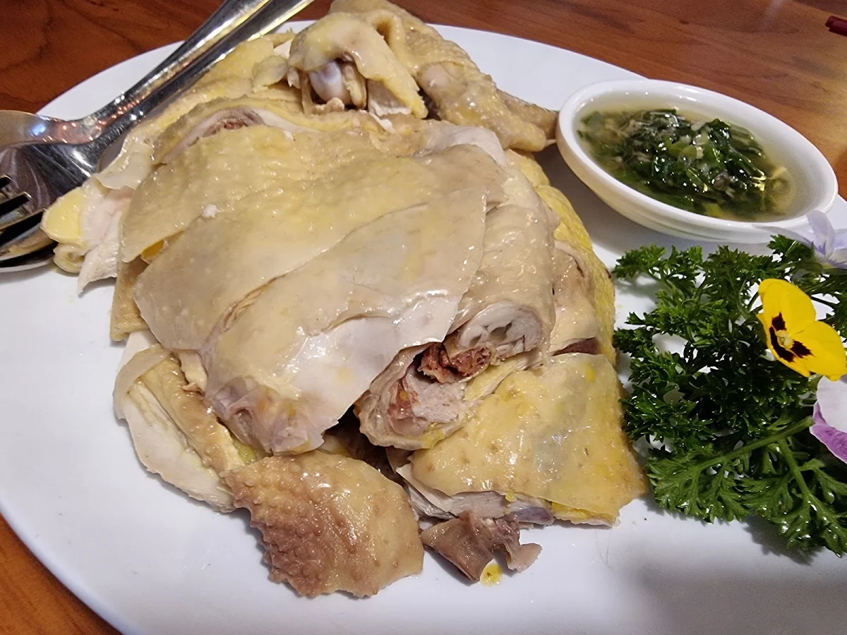 Steamed Chicken Half