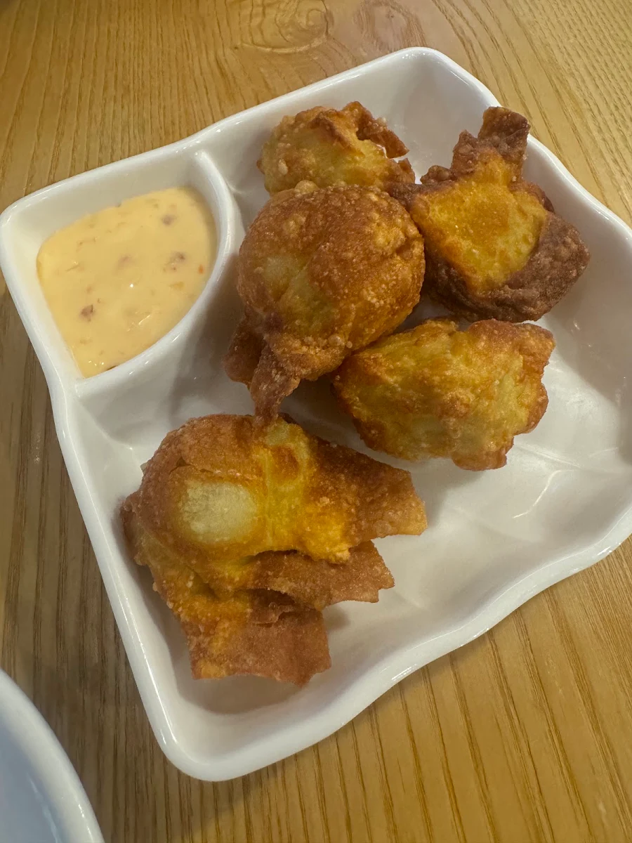 Deep Fried Pork and Prawn Wontons