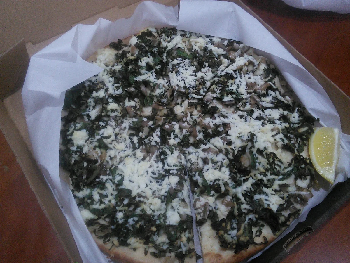 Spinach and Feta Pizza