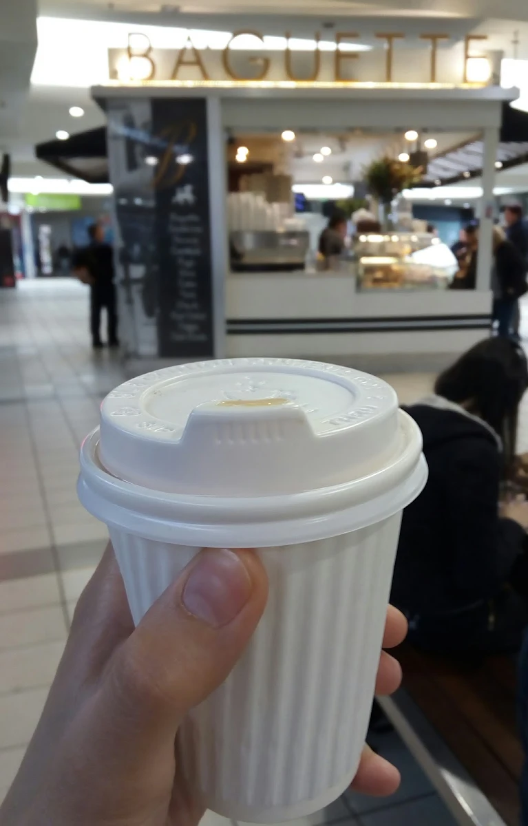 Small Flat White, Baguette Cafe Flinders St