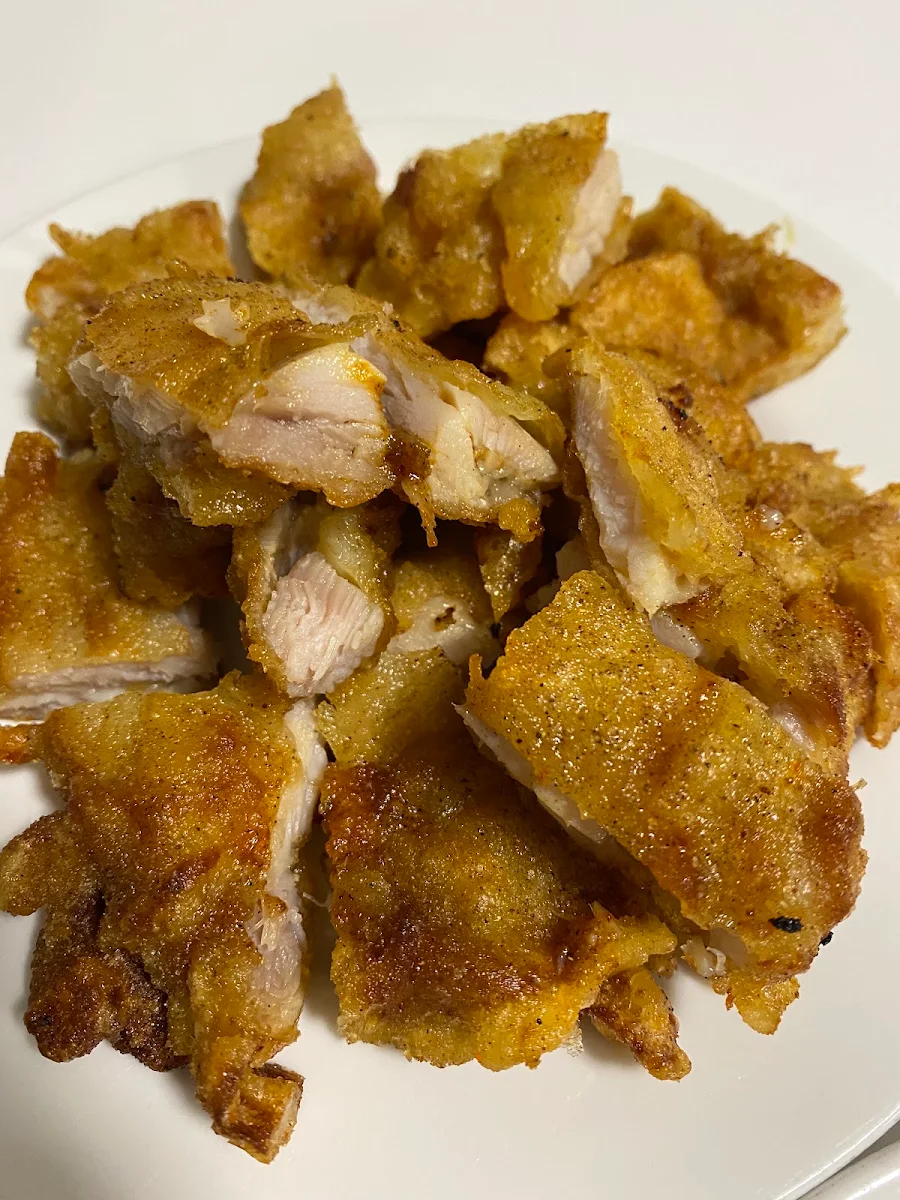 Crispy Chicken Ribs, Two Peck