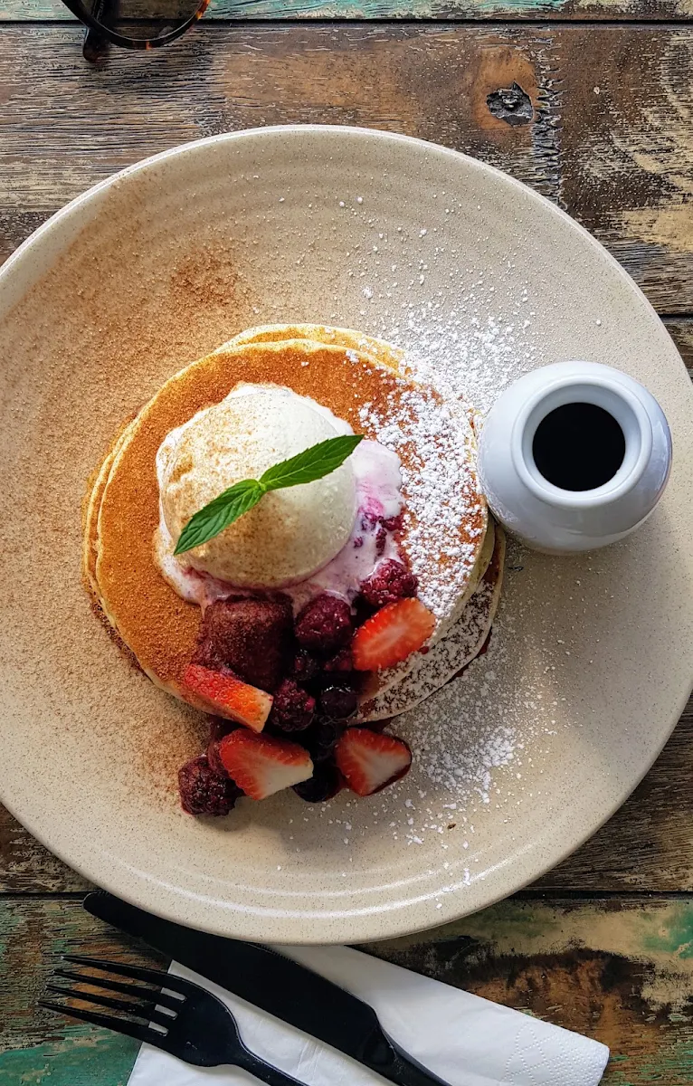 Pancakes, Simple Simons Gelato Coffee House Cafe