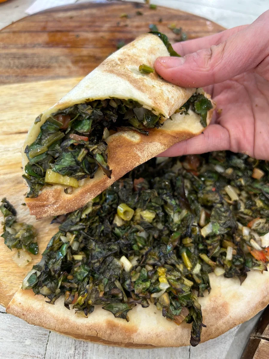 Spinach Pide, Lebanese Mt Lewis Pizzeria