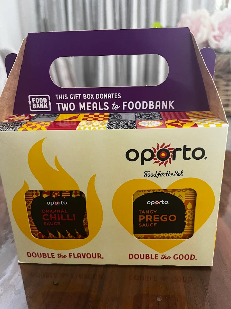 Sauces, Oporto Springvale Drive Thru